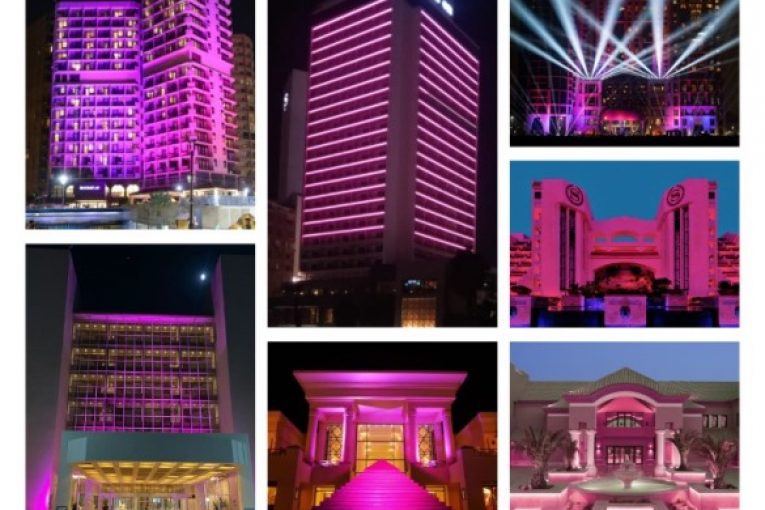 فنادق ومنتجعات ماريوت مصر تضئ منشأتها باللون الوردي طوال شهر أكتوبر