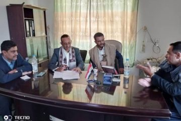 قيادة وزارة المغتربين اليمنيين تلتقي مكتب محافظة إب وسط اليمن