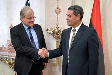 السفير الامريكي بطرابلس يلتقي نائب رئيس المجلس الرئاسي ورئيس المفوضية العليا للإنتخابات