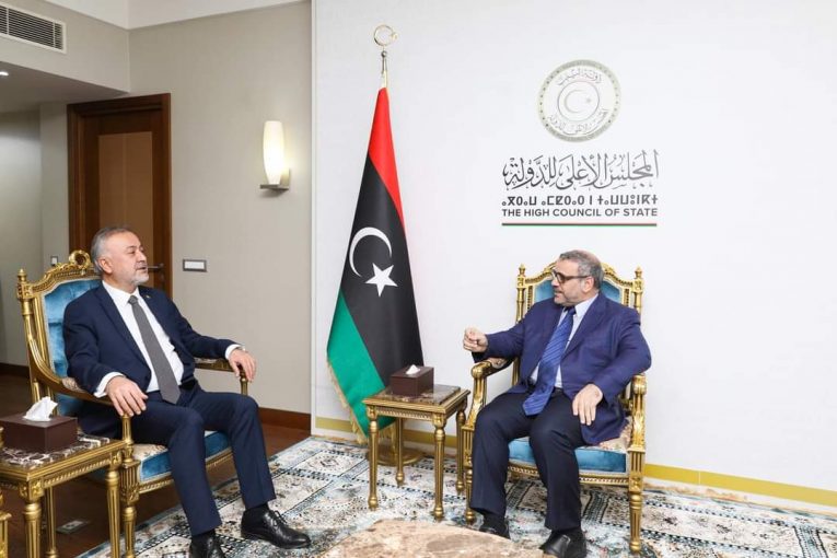 المشري يبحث مع السفير التركي في ليبيا سبل تعزيز العلاقات بين البلدين