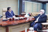 المنفي رئيس المجلس الرئاسي يلتقي عضو المجلس الأعلى للدولة