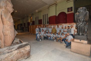 المتحف المصري الكبير يستقبل المقصورة الأولي والأكبر للملك توت عنخ آمون