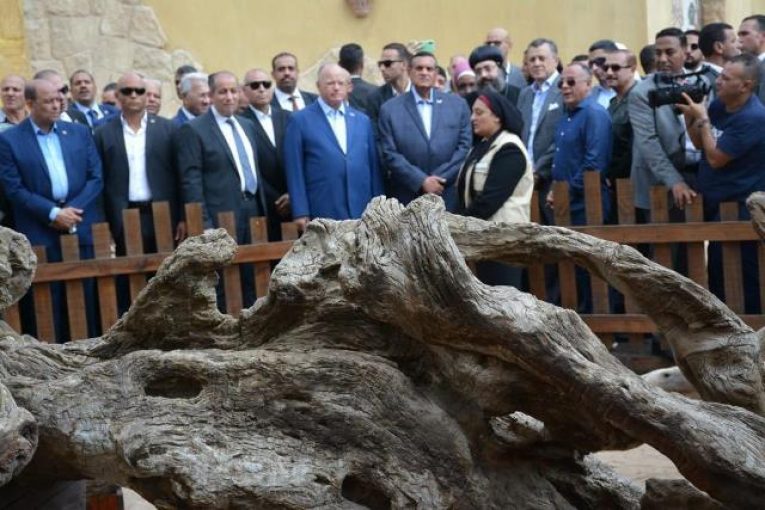 وزيرا السياحة والتنمية ومحافظ القاهرة يفتتحون منطقة شجرة مريم إحدى محطات رحلة العائلة المقدسة