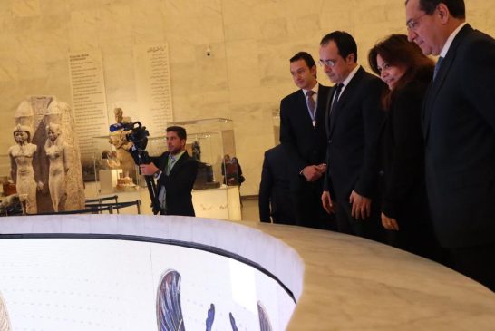رئيس قبرص يزور المتحف القومي للحضارة ويشيد بالعرض المتحفي المتطور