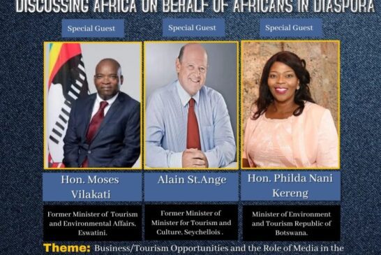 TOURISM MINISTERS (PAST & PRESENT) TO DISCUSS LIVE ON AIR - Business & Tourism Opportunities and the role of media