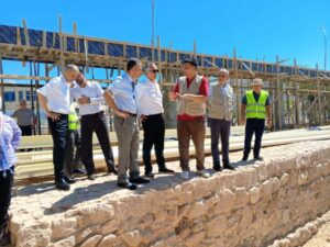 وزير السياحة والآثار مكرم القيسي يتفقد مواقع أثرية في العقبة