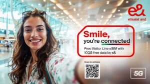 e& UAE introduces self-activated instant eSIM with 10GB free data for visitors