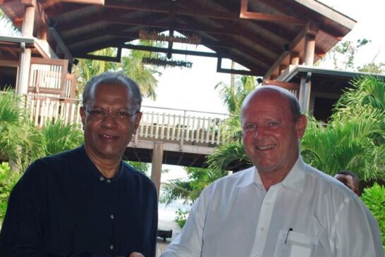 Alain St.Ange Congratulates Navin Ramgoolam on Mauritius Election Victory