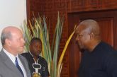 Alain St.Ange, the Seychelles tourism personality Congratulates Ghana’s President John Mahama on his election victory