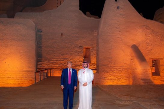 الدرعية تختتم زيارة تاريخية للرئيس الأمريكي دونالد ترمب إلى حي الطريف